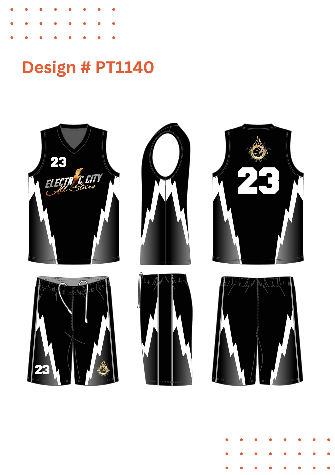 Custom Basketball Uniforms – Mockup Designs